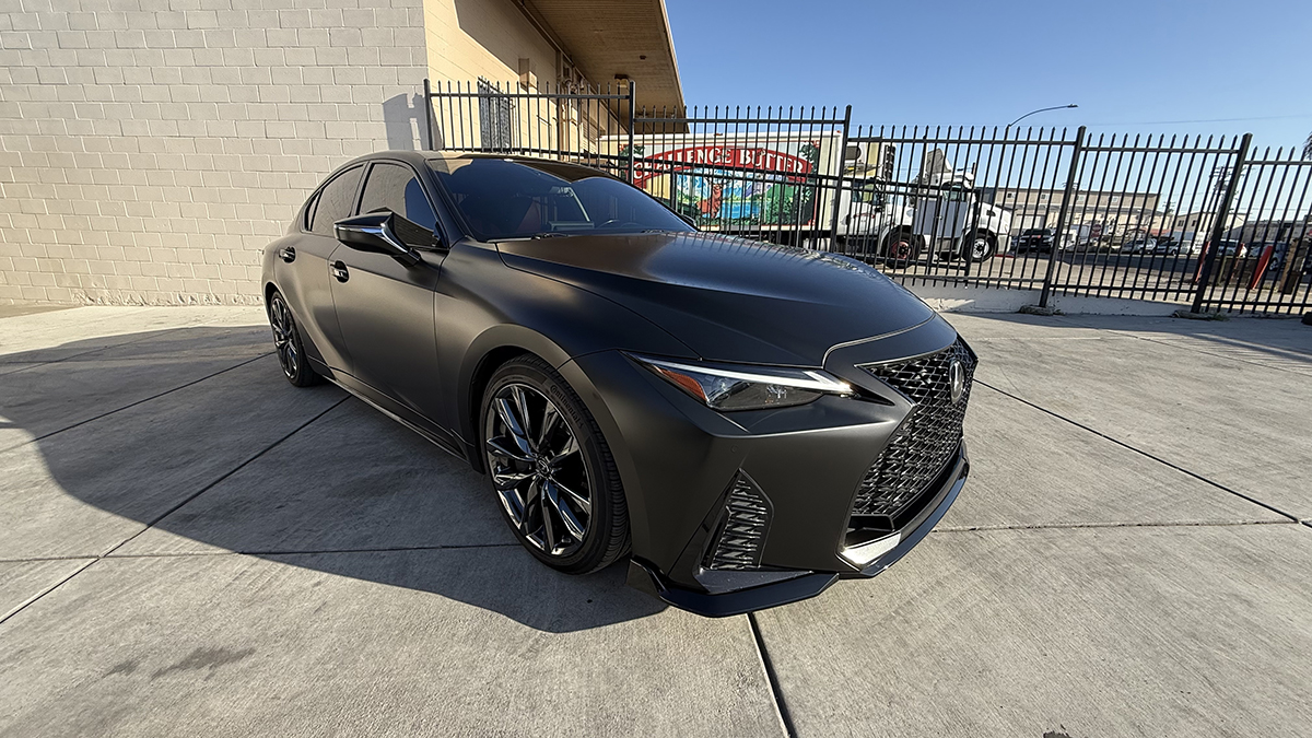 Matte black Lexus IS